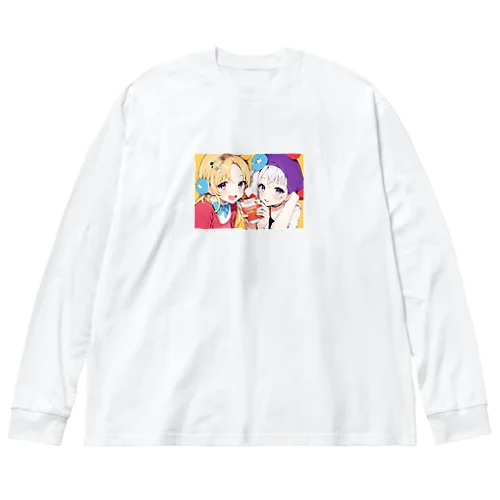 お友達 ビッグシルエットロングスリーブTシャツ