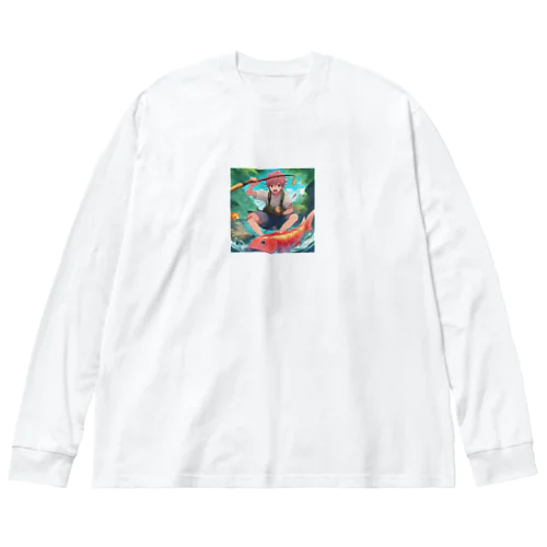 釣り好き男子 Big Long Sleeve T-Shirt