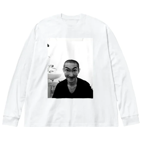 白黒 Big Long Sleeve T-Shirt