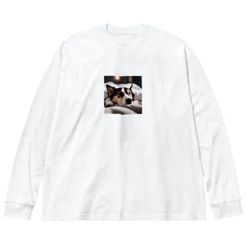 ぬくぬく犬生活 ビッグシルエットロングスリーブTシャツ