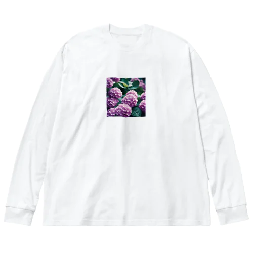 アジサイの球状の花房 Big Long Sleeve T-Shirt
