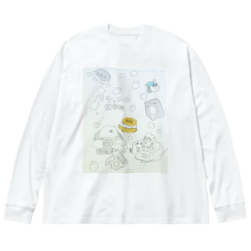 あ。 ビッグシルエットロングスリーブTシャツ