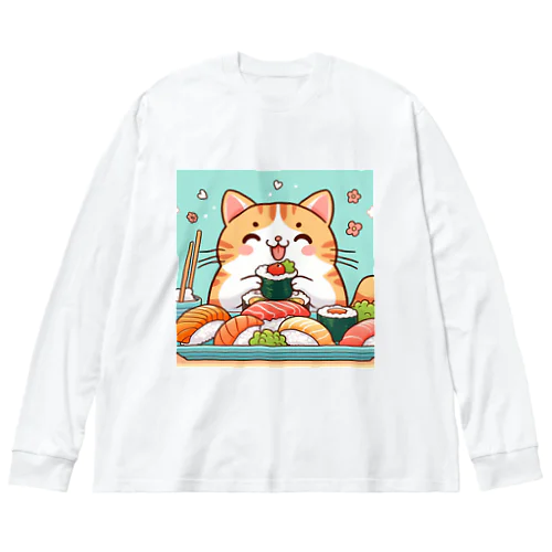 ☆す☆し☆ね☆こ☆ Big Long Sleeve T-Shirt