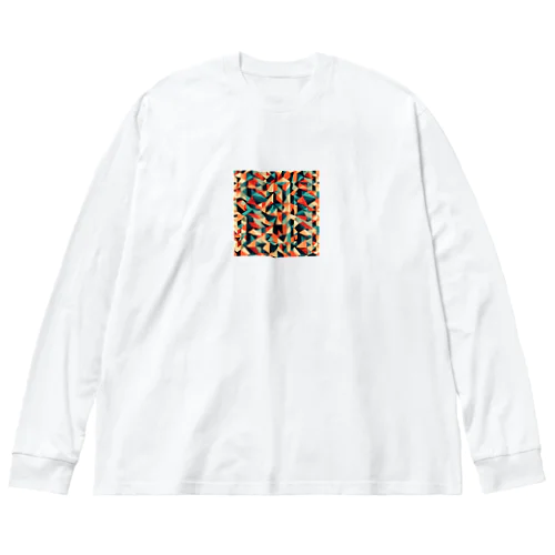 幾何学模様その５ Big Long Sleeve T-Shirt