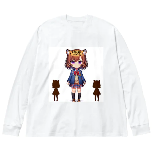 寅の女子高生 Big Long Sleeve T-Shirt