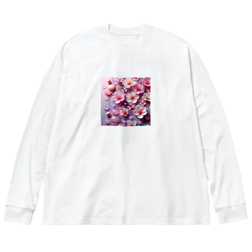 桜🌸 ビッグシルエットロングスリーブTシャツ