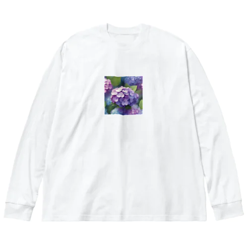 あじさい Big Long Sleeve T-Shirt