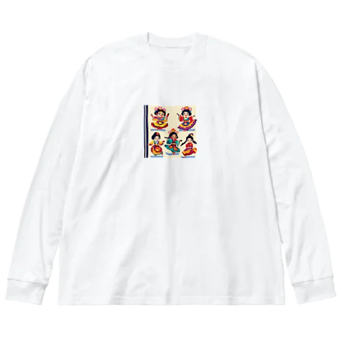 琉球の風に舞う Big Long Sleeve T-Shirt