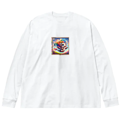 フレンドリーモンスター ビッグシルエットロングスリーブTシャツ