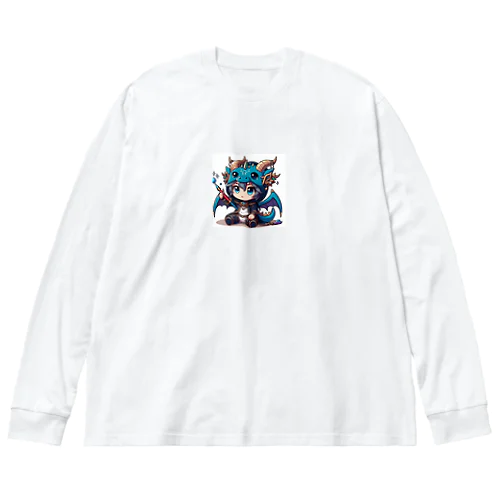 可愛いドラゴンのマスコット Big Long Sleeve T-Shirt