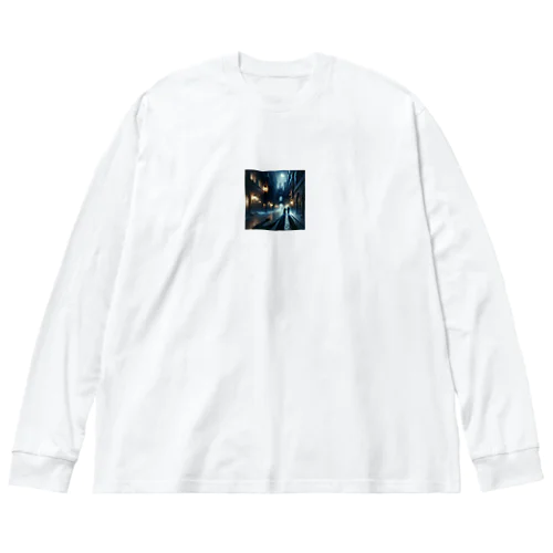 「影の中のウィスパー」 Big Long Sleeve T-Shirt