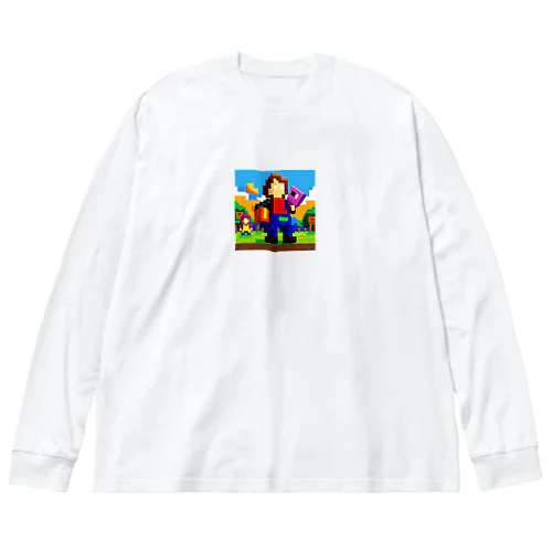 ドット君冒険の始まり Big Long Sleeve T-Shirt