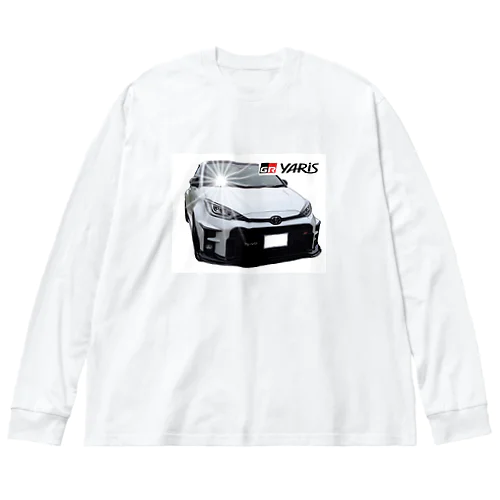 TOYOTA 　GRヤリスのプリントグッズ ビッグシルエットロングスリーブTシャツ