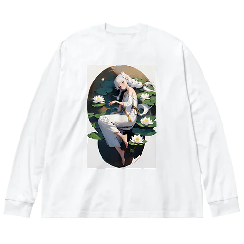 蓮花の少女 Big Long Sleeve T-Shirt