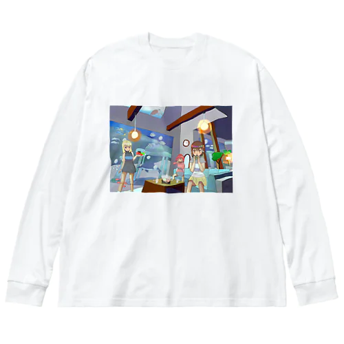 海の中の家の鍋パーティー Big Long Sleeve T-Shirt