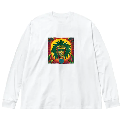 Sun and ReggaeMusic ビッグシルエットロングスリーブTシャツ