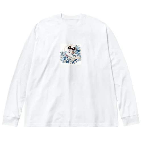 妖狐 Big Long Sleeve T-Shirt