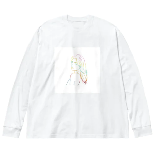 自信と魅力 Big Long Sleeve T-Shirt