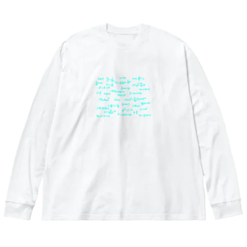 物理の数式 Big Long Sleeve T-Shirt