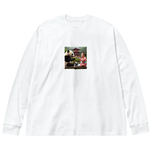 激論するならと赤ちゃん Big Long Sleeve T-Shirt