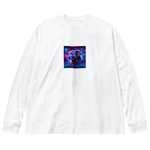 テクノな犬 Big Long Sleeve T-Shirt