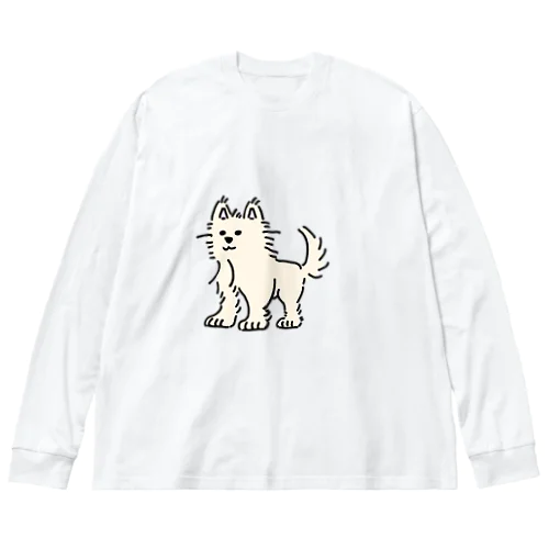 かわいいぬ(色付き Big Long Sleeve T-Shirt