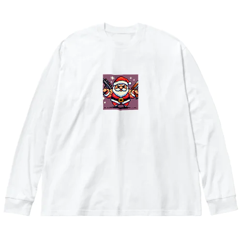 ドット絵サンタさん Big Long Sleeve T-Shirt