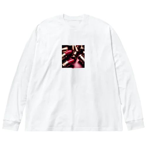 口紅 Big Long Sleeve T-Shirt