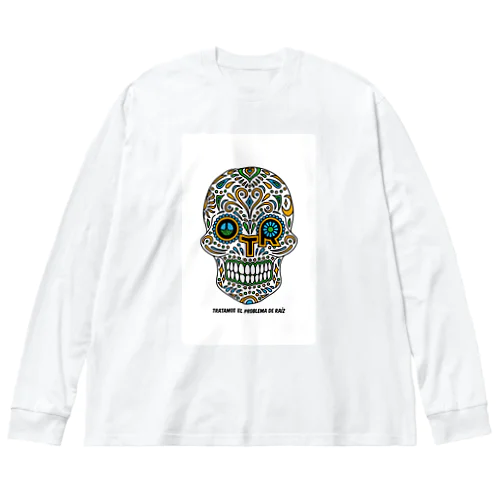 ORT スカル Big Long Sleeve T-Shirt