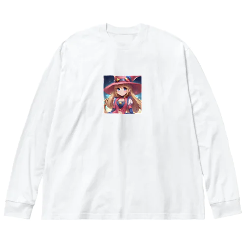 魔法使いギルド　少女 ビッグシルエットロングスリーブTシャツ