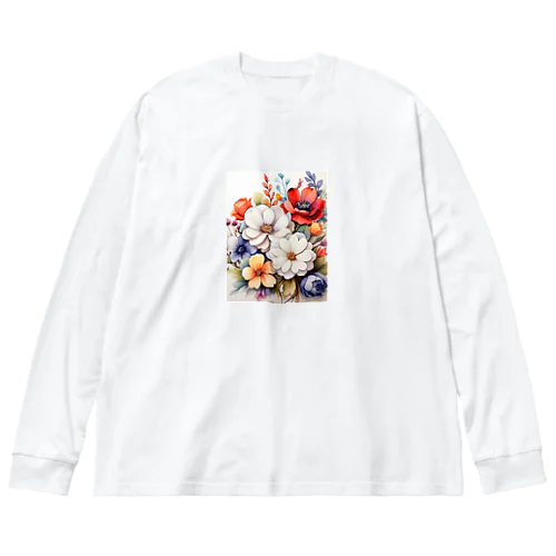 たくさんの花々を Big Long Sleeve T-Shirt