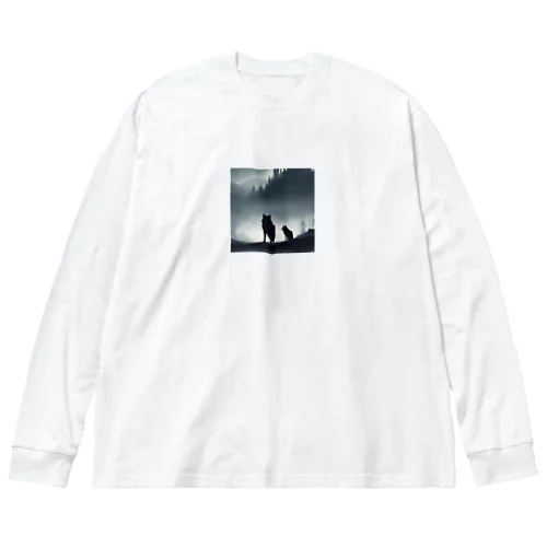 山の調和 Big Long Sleeve T-Shirt