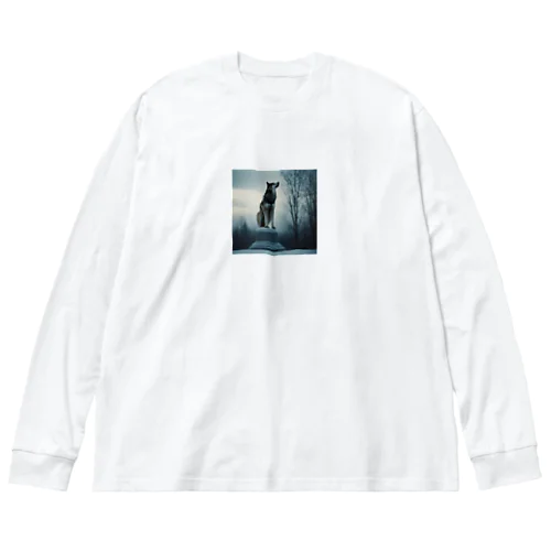 霜柱の狼将 Big Long Sleeve T-Shirt