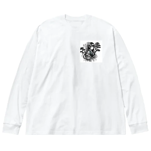 高城 松華 루즈핏 롱 슬리브 티셔츠