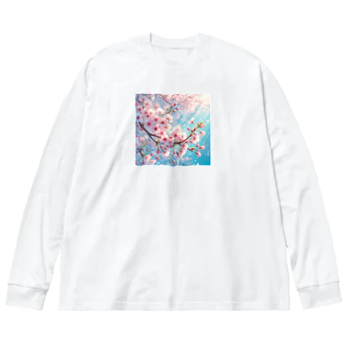 美しい桜🌸✨ ビッグシルエットロングスリーブTシャツ