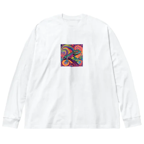 ワイルドなトカゲ Big Long Sleeve T-Shirt