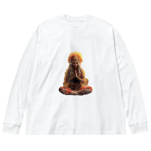 アジアの女神の祈り Big Long Sleeve T-Shirt