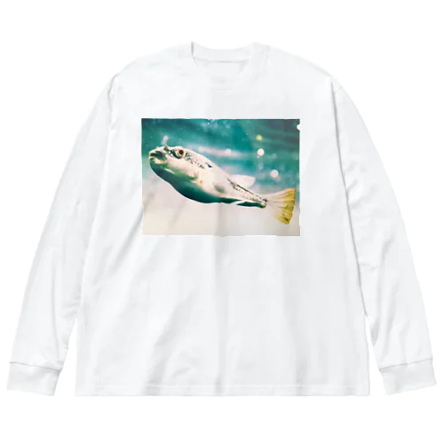 fish mand ビッグシルエットロングスリーブTシャツ