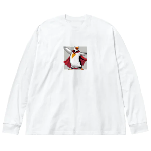 スーパーヒーローペンギン A  ビッグシルエットロングスリーブTシャツ