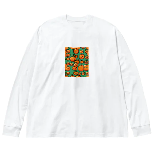 Orange×Green ビッグシルエットロングスリーブTシャツ