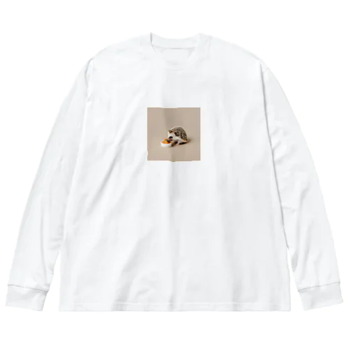 ちっちゃいﾊﾘﾈｽﾞﾐ🦔 ビッグシルエットロングスリーブTシャツ