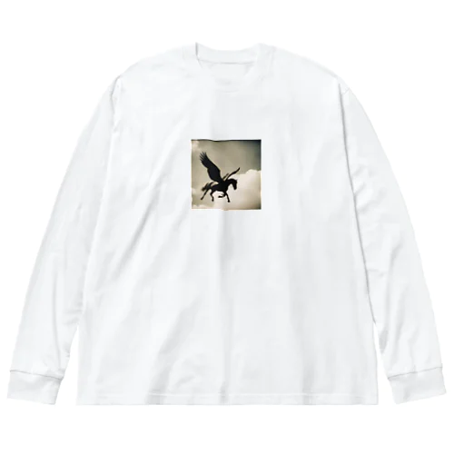 逆光ペガサス Big Long Sleeve T-Shirt