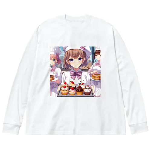 【#いろなの】見習いパティシエ ビッグシルエットロングスリーブTシャツ