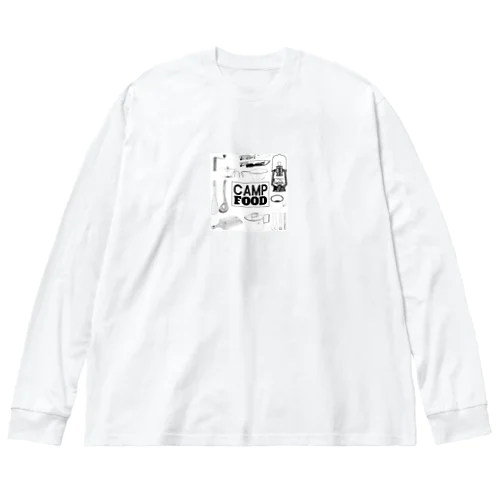 CAMP FOOD ビッグシルエットロングスリーブTシャツ