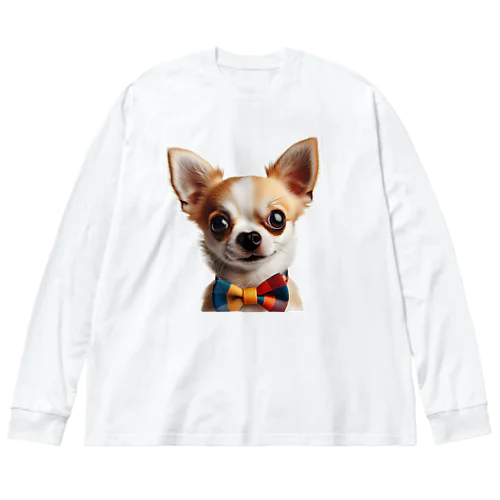 ちわわん Big Long Sleeve T-Shirt