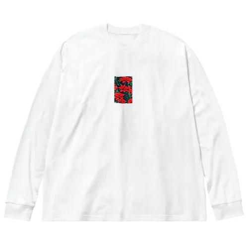 赤花 Big Long Sleeve T-Shirt