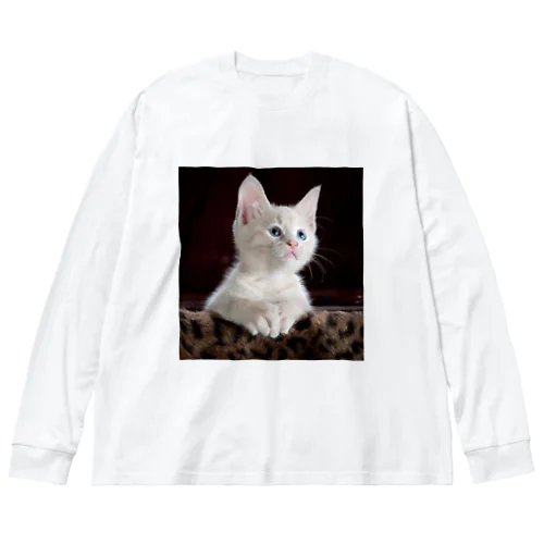 猫 Big Long Sleeve T-Shirt