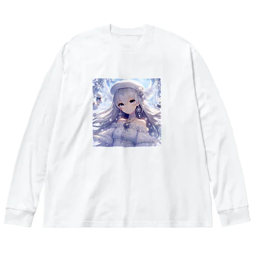 S.E.I.R.E.I._【SNOW】 ビッグシルエットロングスリーブTシャツ