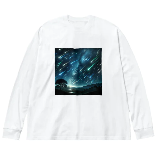 流星群 ビッグシルエットロングスリーブTシャツ