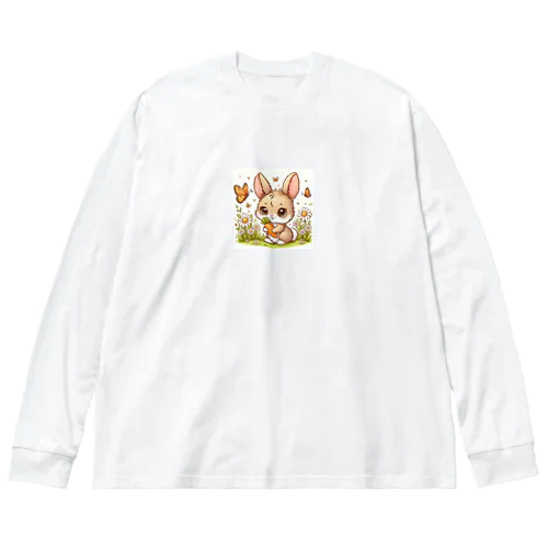 茶色の乙女ウサちゃん♡ Big Long Sleeve T-Shirt